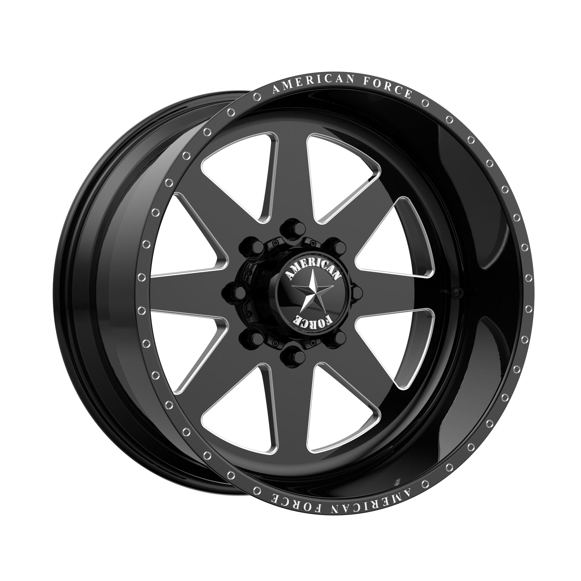 American Force/AFW 11 INDEPENDENCE SS/22X12/GLOSS BLACK MACHINED