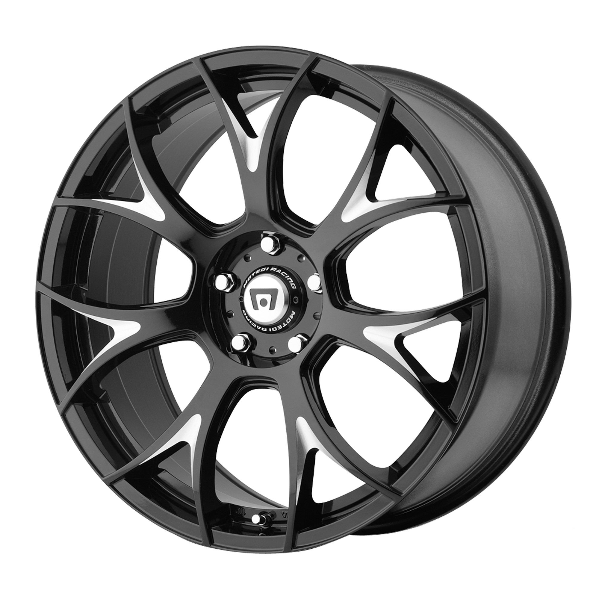 Motegi/MR126/19X8.5/GLOSS BLACK W/ MILLED ACCENTS/40MM